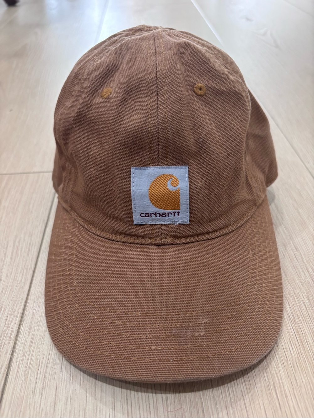 Carhartt Brown Cotton Interior Strap Hat